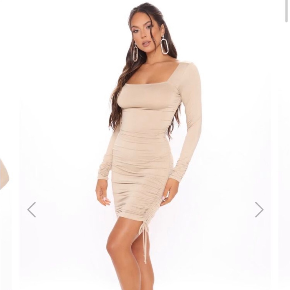 Fashion Nova Nude Sexy Dress New With Tags